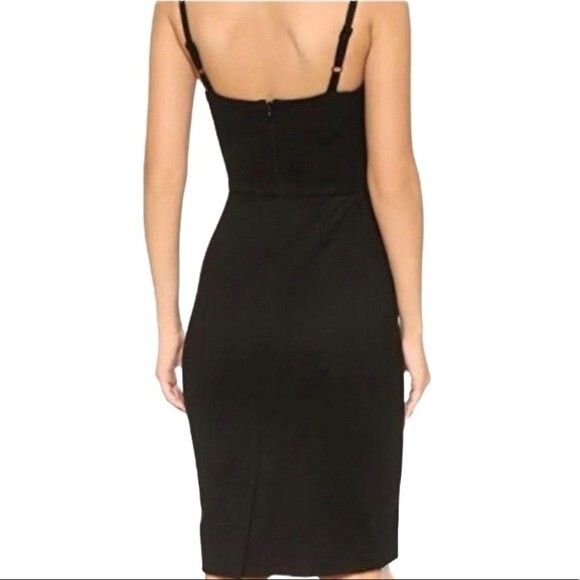 L'Agence Michelle Black Stretch - jersey bustier dress size 2 - Picture 7 of 7